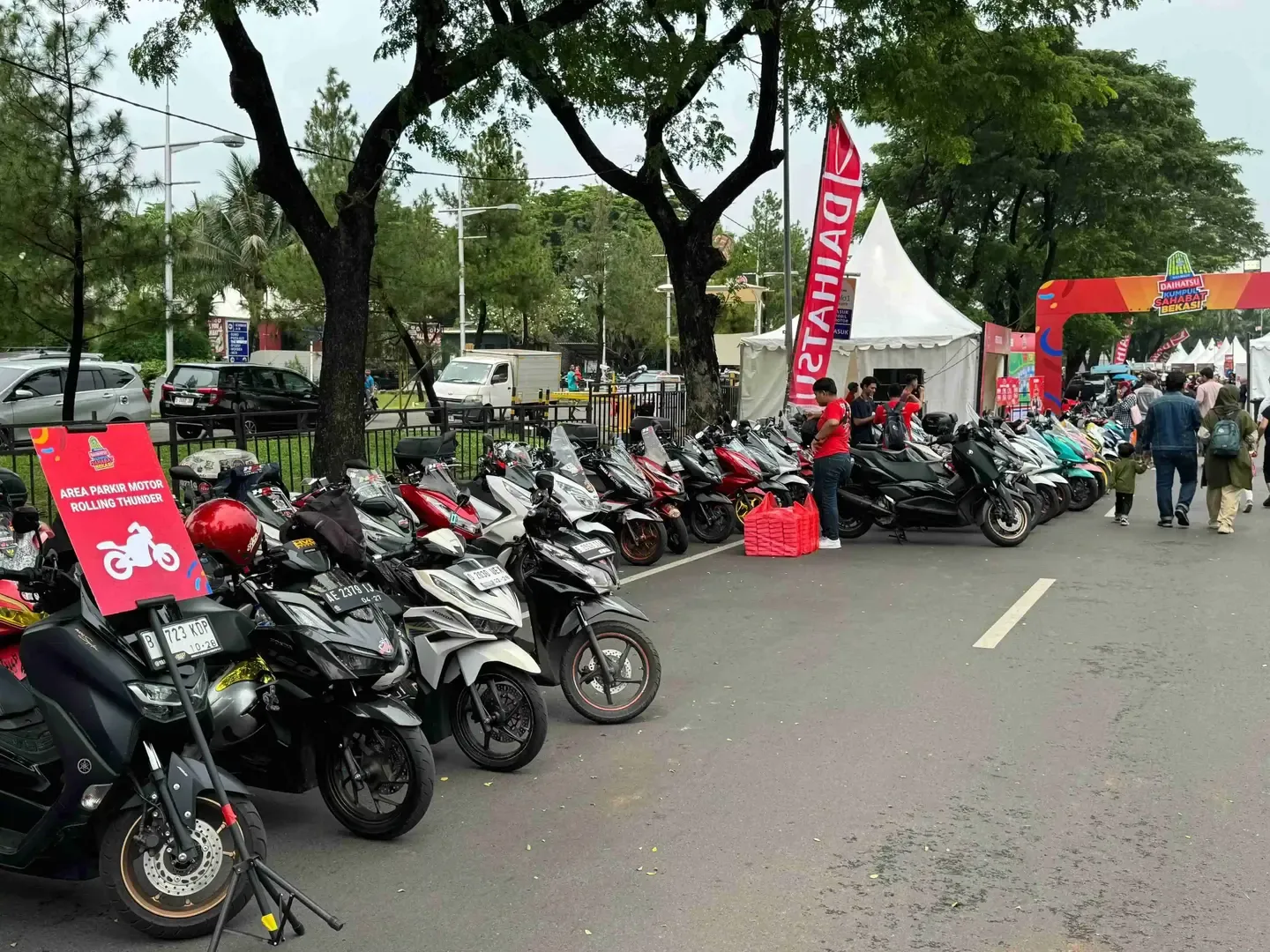 Selain Komunitas Mobil, Komunitas Roda Dua Turut Berpartisipasi Pada Acara Daihatsu Kumpul Sahabat Di Bekasi