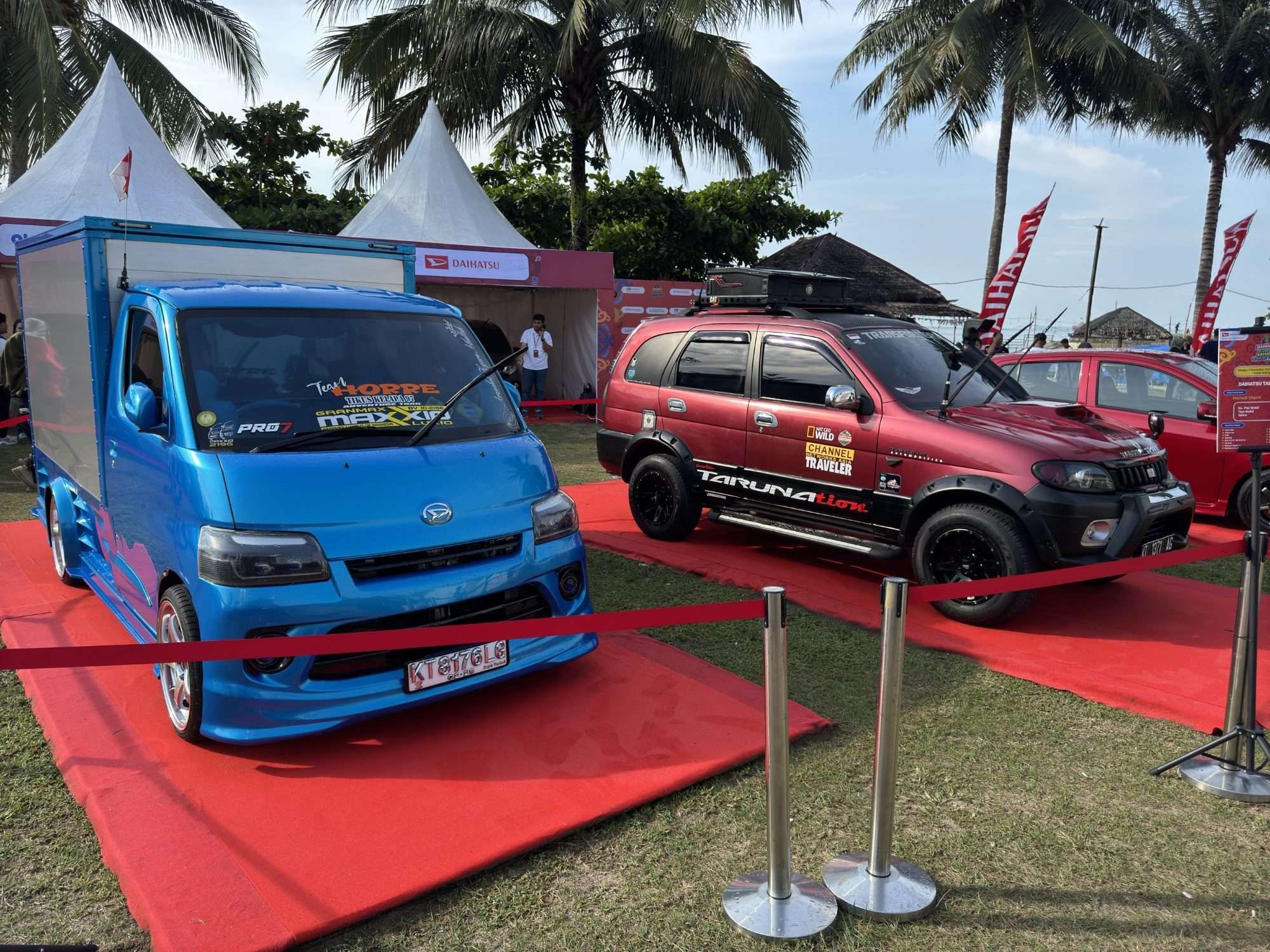 Pameran Modifikasi Mobil Daihatsu Berbagai Model Baru Hingga Lawas Di Kumpul Sahabat Balikpapan