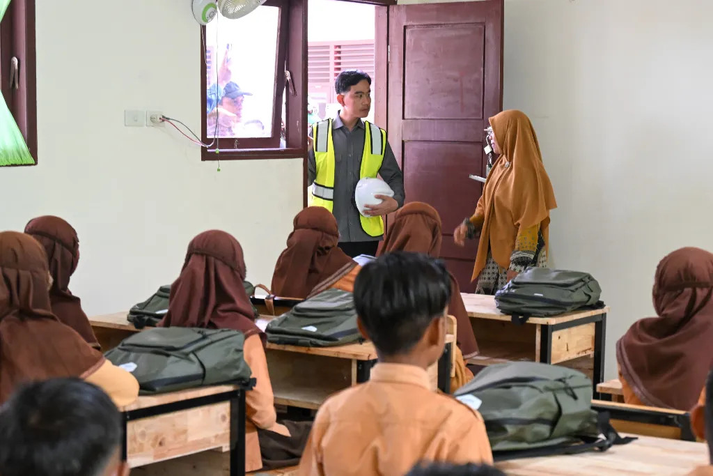 Tinjau Renovasi SDN 7 Jangka, Wapres Pastikan Para Siswa Kembali Belajar dengan Layak Pascabencana